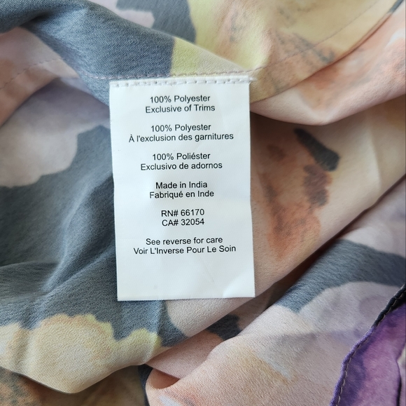 Geisha Designs Asymmetrical Floral Dress - M - Picture 14 of 14